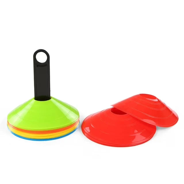 Pack of 20 Disc Cones Set Markers for Agility, Football & Sports Training
