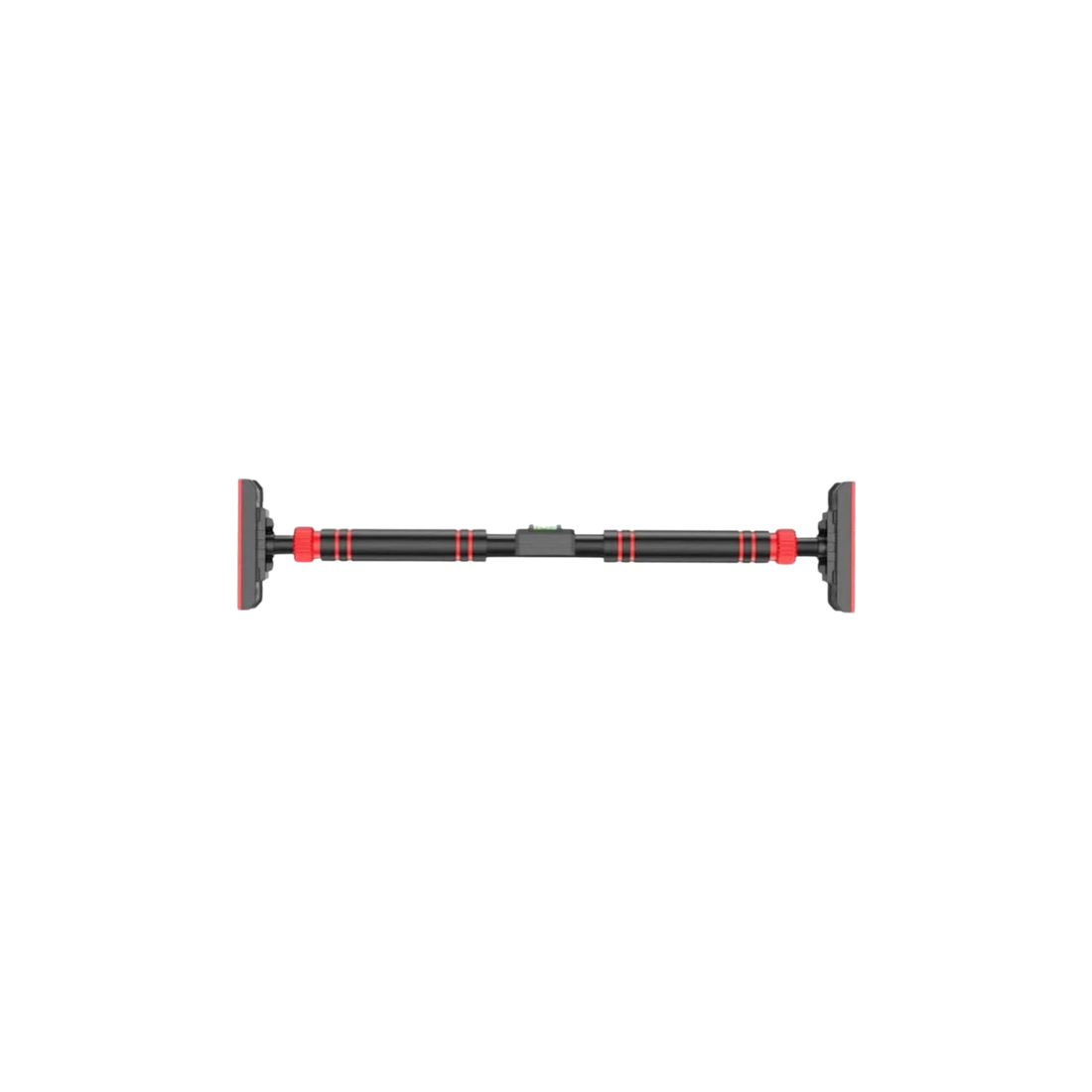 Heavy Duty Horizontal Chin-Up & Pull-Up Bar 94–129cm | 490KG Load Capacity, 3mm Stainless Steel Telescopic Doorway Workout Bar with Non-Slip Foam Grip & No-Drill Installation