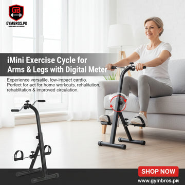 Exercise Cycle – Full Body Training Bike for Legs, Back, Cardio & Muscle Stimulation