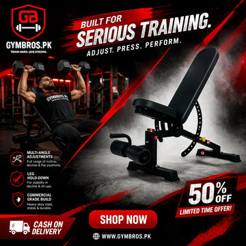 Multifunctional Adjustable Weight Bench – Commercial Workout Bench for Home & Gym