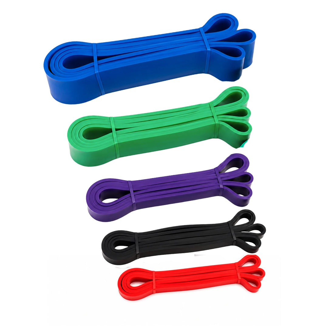 Latex Loop Resistance Bands (12MM, 22MM, 32MM, 44MM, 50MM) – Heavy Duty Power Bands for Strength, Mobility & Home Workouts