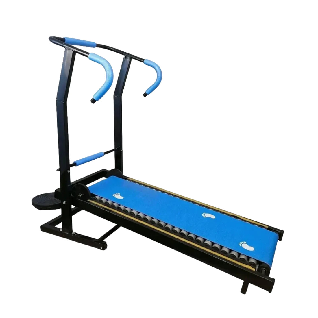 Foldable Manual Treadmill Running Machine with 24 Rollers | 150KG Capacity | Home Gym Walking & Jogging Exercise Equipment