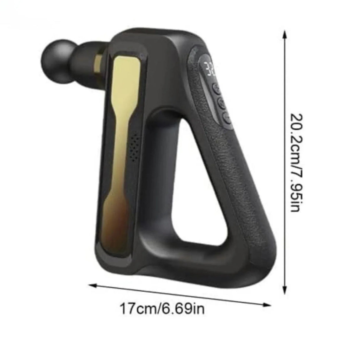 Triangle Fascial Deep Tissue Massage Gun HB-003 – Rechargeable Muscle Fitness Massager for Pain Relief & Recovery