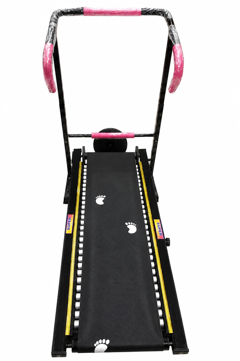 High Quality Manual Roller Treadmill with Twister | 30 Rollers | Foldable Home Walking & Jogging Machine | 150KG Weight Capacity