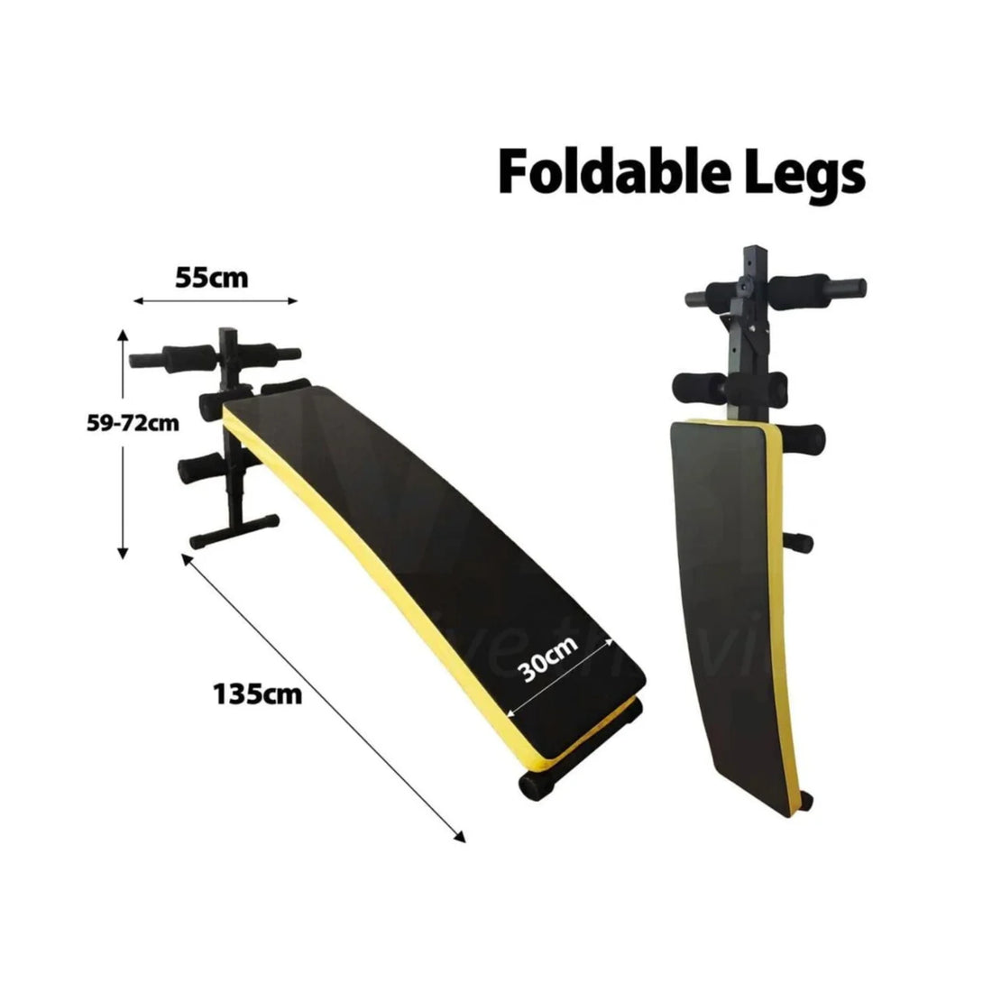 FitnessLab Adjustable Incline Sit Up Bench – Multi-Use Weight Bench