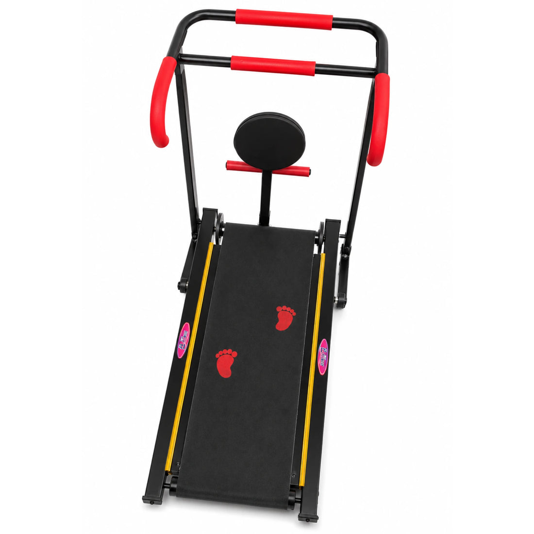 Foldable Manual Treadmill Running Machine with 19 Rollers | 150KG Capacity | Home Gym Walking & Jogging Exercise Equipment
