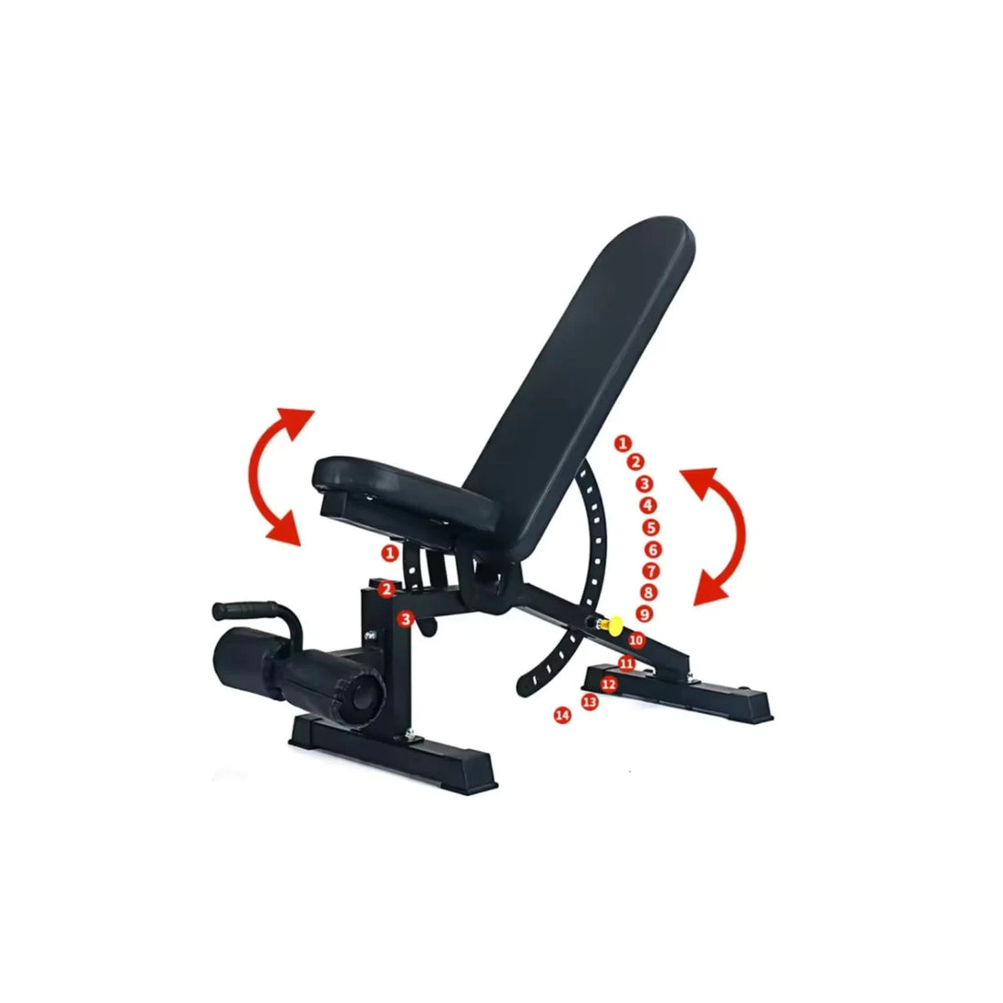 Multifunctional Adjustable Weight Bench – Commercial Workout Bench for Home & Gym