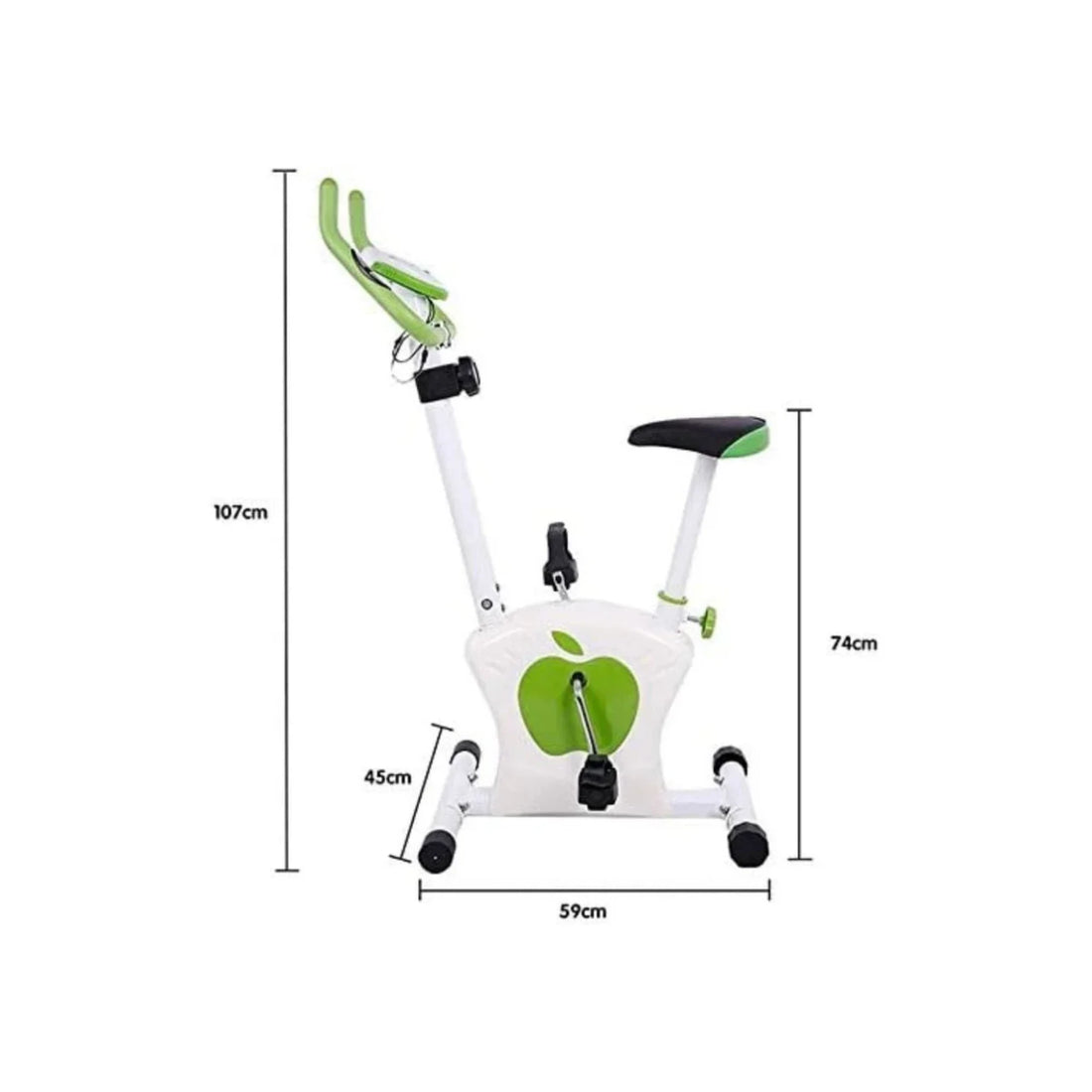 Spinning Exercise Bicycle – Magnetic Resistance Upright Bike with LED Monitor