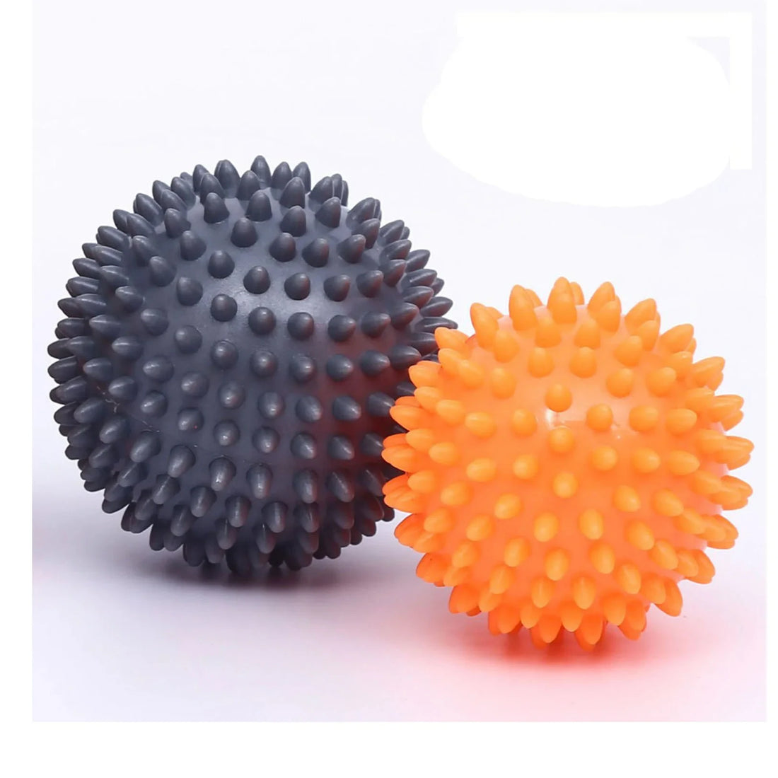 Liveup Sports LS3302 Spiky Muscle Massage Ball Set | Set of 2 Deep Tissue Massage Balls for Foot, Back, Hand, Trigger Point & Muscle Recovery
