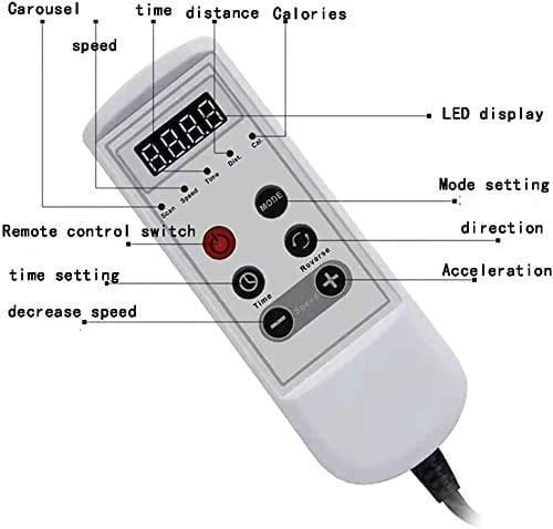 Motorized Electric Mini Exercise Bike Pedal Exerciser – Portable Under Desk Fitness Machine (White)