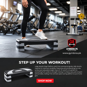 Aerobic Stepper – Non-Slip Fitness Step Platform 4", 6" & 8"