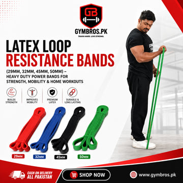 Latex Loop Resistance Bands (29MM, 32MM, 45MM, 50MM) – Heavy Duty Power Bands for Strength, Mobility & Home Workouts