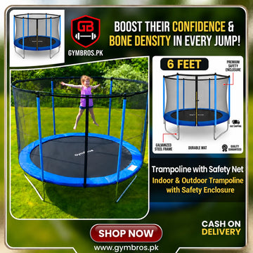6FT Kids Trampoline with Safety Net