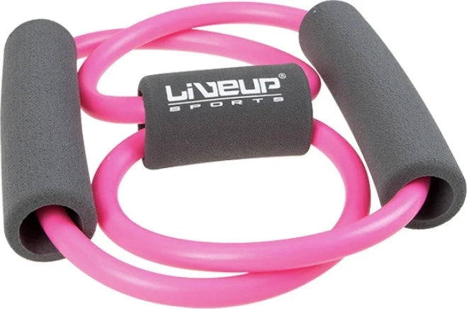Liveup Resistance Band Soft Expander | Light, Medium & Heavy Resistance Tube Band for Strength Training & Home Workouts