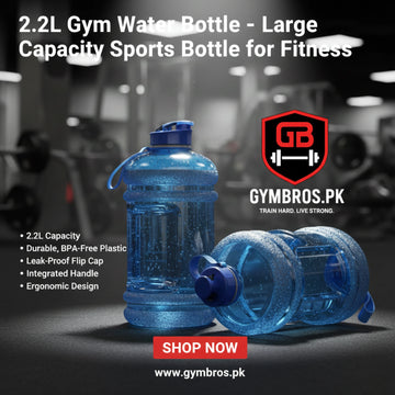 2.2L Gym Water Bottle – Large Capacity Sports Bottle for Fitness, Workout & Outdoor Training