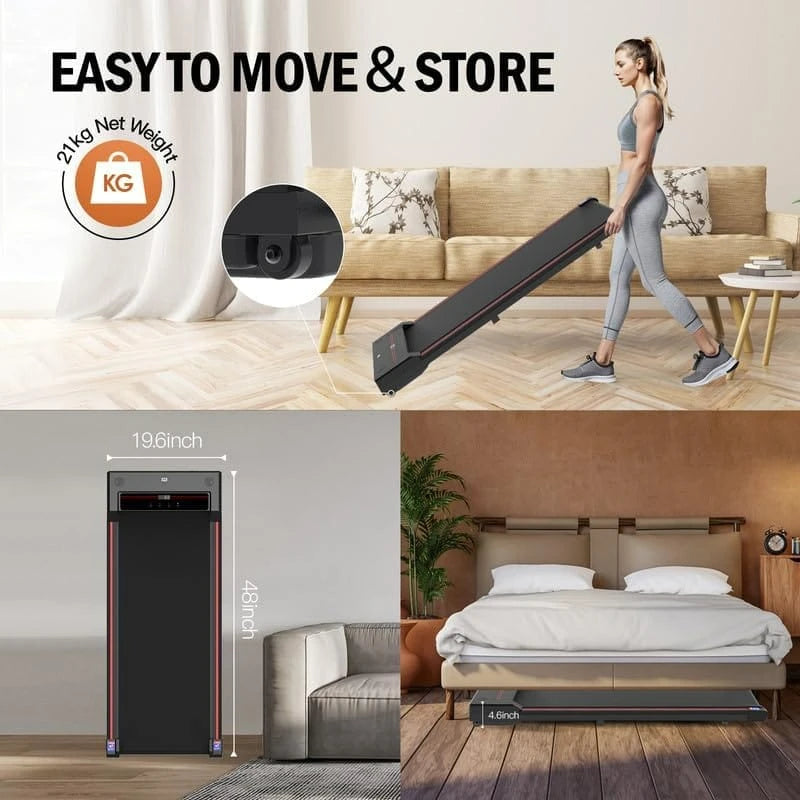 4 in 1 Walking Pad Under Desk Treadmill – Portable Home Treadmill (Without Box)