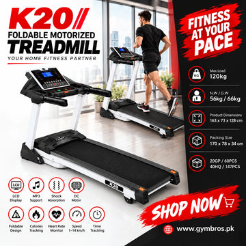 Oxygen K20 Foldable Treadmill