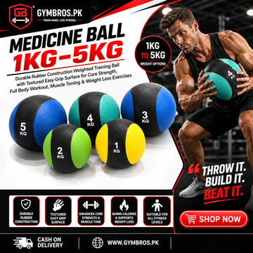 Medicine Ball 1KG–5KG – Strength Training, Core & Fitness Workout Ball for Home and Gym