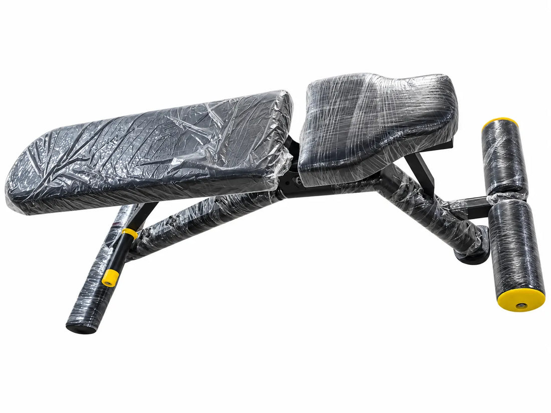 Adjustable Decline Sit-Up Bench with Leg Rollers