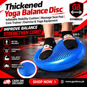 Thickened Yoga Balance Disc – Premium Inflatable Stability Cushion & Massage Seat Pad | Professional Core Trainer for Fitness, Yoga & Physical Therapy