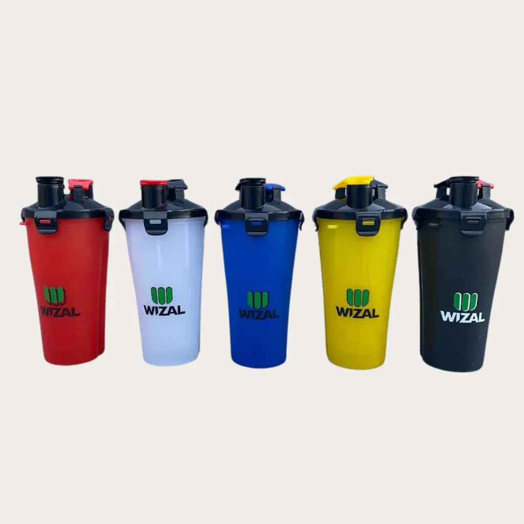 "Wizal Shaker Water Bottle – Protein Shaker Cup for Gym, Fitness & Sports"