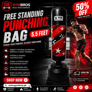 Aibeijian Free Standing Punching Bag 5 Feet Premium Quality| Boxing Bag for MMA, Kickboxing, Cardio & Home Gym Training