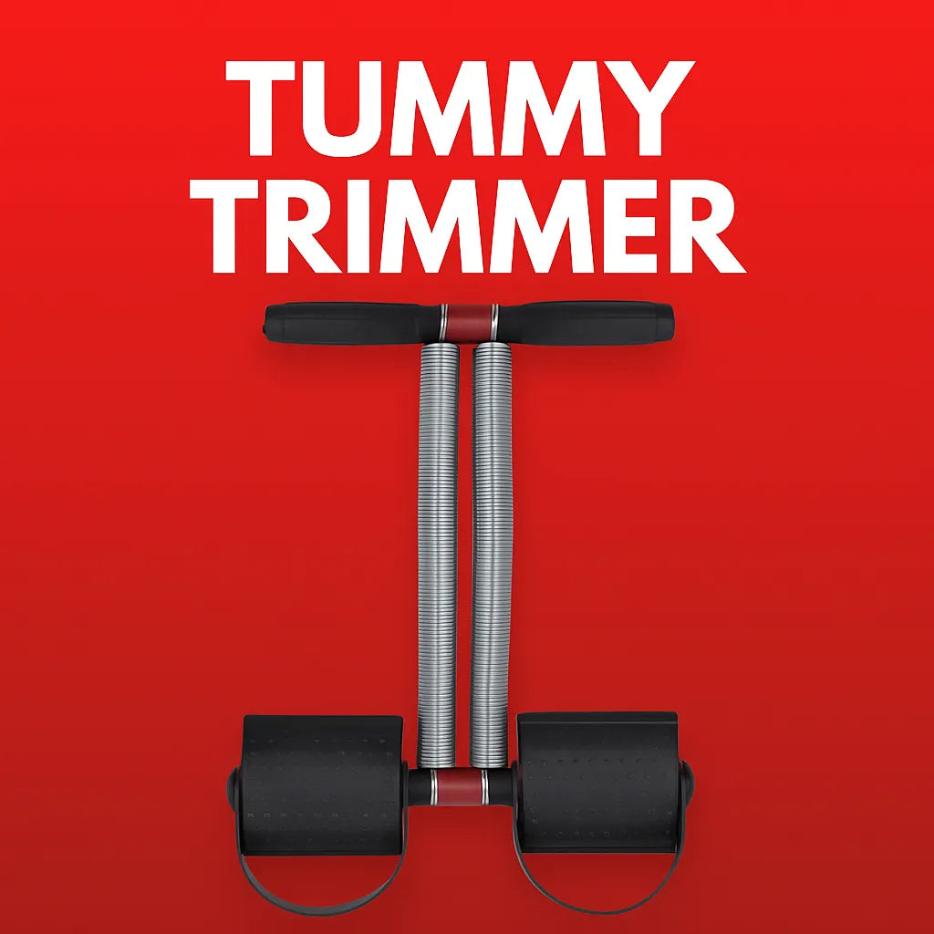 Tummy Trimmer – Double Spring Resistance Exerciser for Home Gym, Abs & Full Body Workout