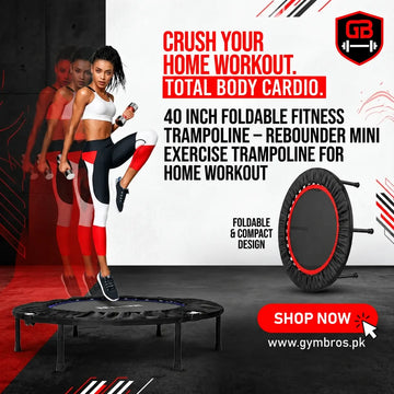 40-Inch Foldable Mini Fitness Trampoline