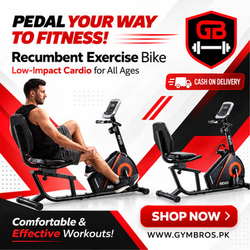 Revo Magnetic Recumbent Bike JS-604R – Comfortable Low-Impact Home Cardio Exercise Bike