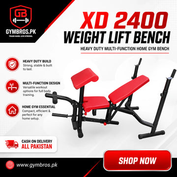 XD 2400 Weight Lift Bench – Heavy Duty Multi-Function Home Gym Bench (IRON FIST)