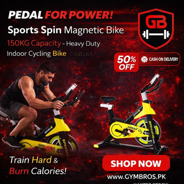 Sports Spin Magnetic Bike 150KG Capacity – Heavy Duty Indoor Cycling Bike