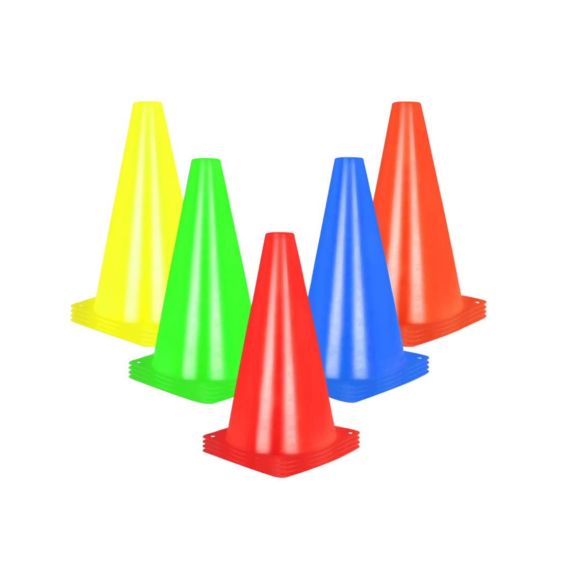 Gait Training Agility Cones Set Pack of 20 | 6in & 9in Training Cones ( 20 pcs )