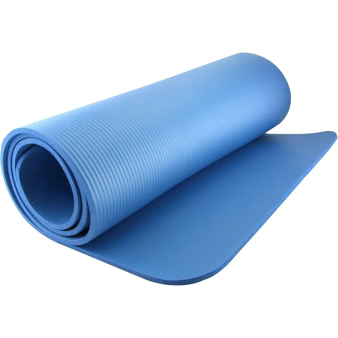 NBR Yoga Exercise Mat  | Anti-Slip Thick Foam Fitness Heavy Weight Mat 10mm, 15mm (Imported)
