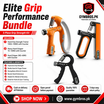 Complete Grip Strength System – Adjustable Hand Grippers with Smart Counter for Hand, Wrist & Forearm Training