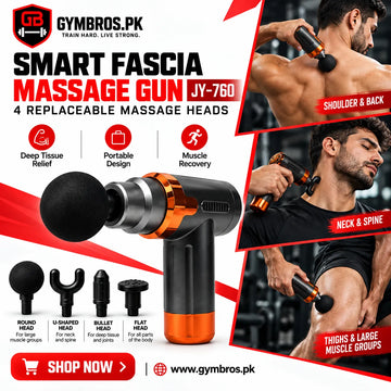Smart Fascia Massage Gun JY-760 with 4 Heads