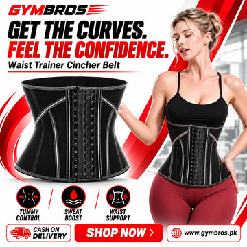 Women Waist Trainer Corset | 19 Steel Boned Body Shaper with Adjustable Compression for Tummy Control, Slim Waist & Posture Support