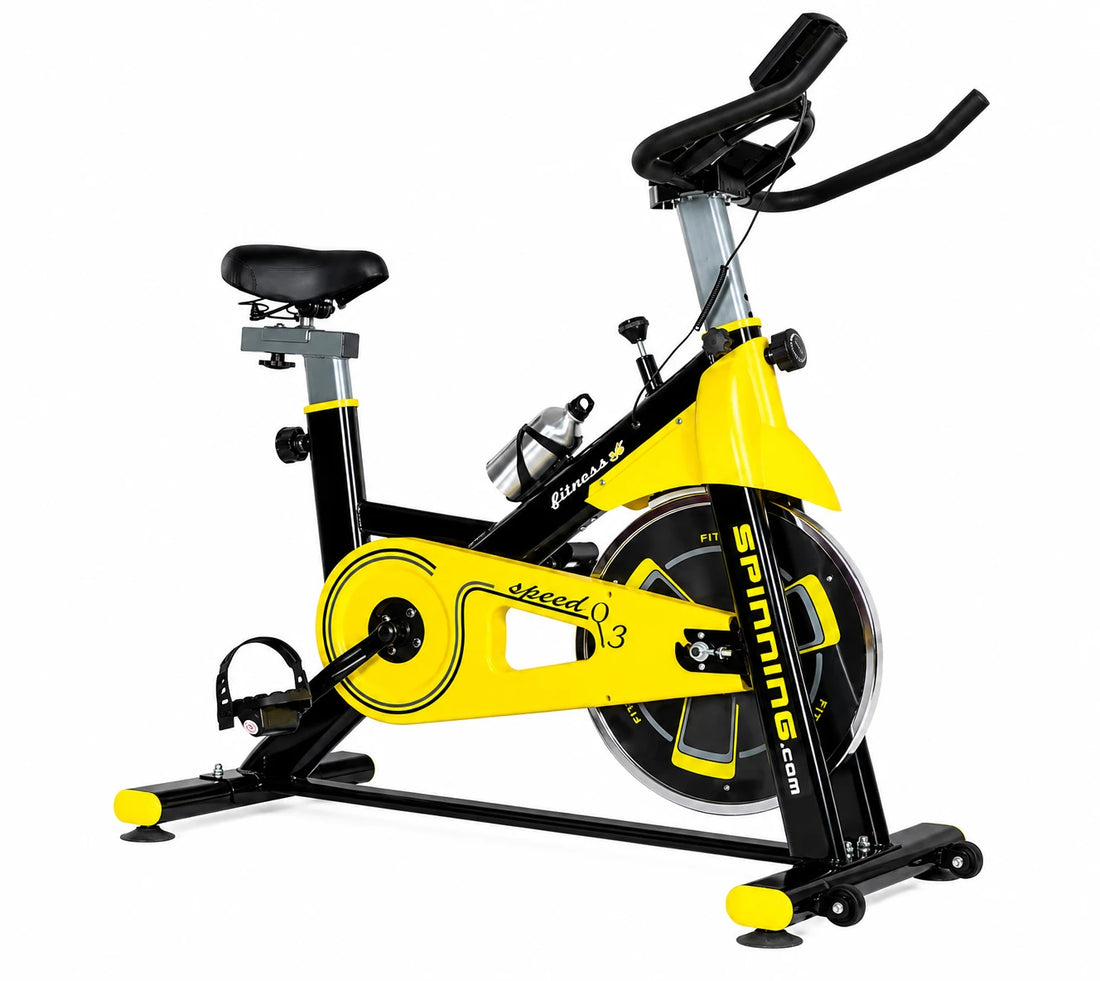 Premium Quality Sports Spin Magnetic Cycle 150KG Capacity – Q3 Heavy Duty Indoor Cycling Bike ( Colour Blue or Yellow )