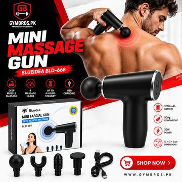 Blueidea Mini Massage Gun BLD-668 – 4 Massage Heads