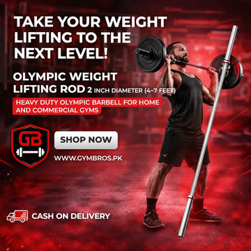 Olympic Weight Lifting Rod 2 Inch Diameter (4–7 Feet) – Heavy Duty Olympic Barbell for Home and Commercial Gyms