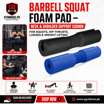 Barbell Squat Foam Pad – Neck & Shoulder Support Cushion for Squats, Hip Thrusts, Lunges & Weight Lifting
