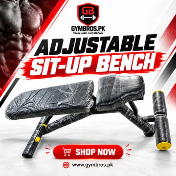 Adjustable Decline Sit-Up Bench with Leg Rollers
