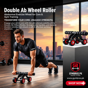 4-Wheel Ab Roller with Steel Frame – 220KG Capacity