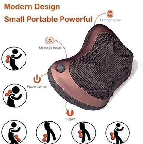 Electric Massage Pillow with Heat – Neck, Back & Shoulder Pain Relief Massager