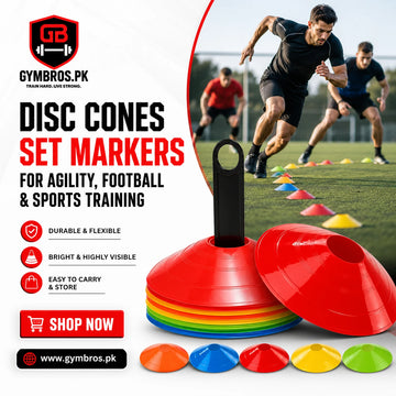 Pack of 20 Disc Cones Set Markers for Agility, Football & Sports Training