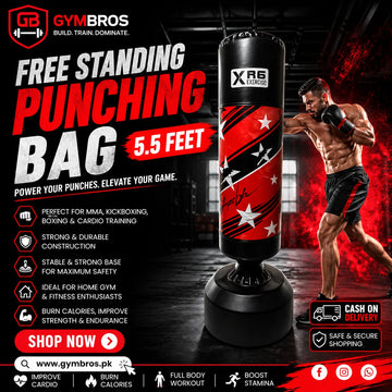 Aibeijian Free Standing Punching Bag 5 Feet Premium Quality| Boxing Bag for MMA, Kickboxing, Cardio & Home Gym Training