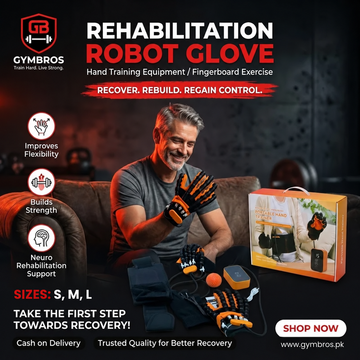 Rehabilitation Robot Glove Hand Training Equipment | Sizes: S,M,L  |  Finger Exercise Device for Hand Therapy, Finger Mobility & Recovery