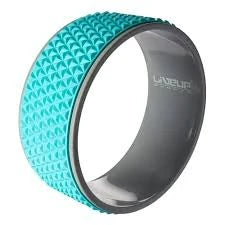 LiveUp LS3750 Yoga Ring Wheel 33 x 13 cm – EVA Foam & PP Core Back Stretching Wheel, Spine Alignment, Flexibility Training & Core Strength Exercise Ring