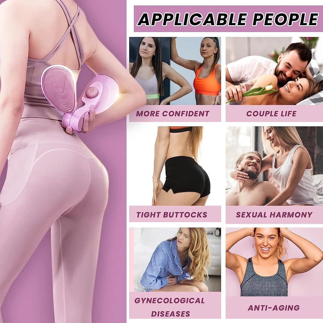 Trainer Kegel Exerciser – Pelvic Floor & Thigh Workout Equipment for Home Fitness