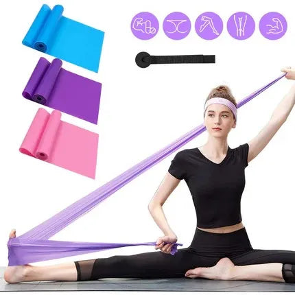 Thera Band Resistance Bands Set of 3 – Glute, Yoga & Workout Bands for Strength Training, Home & Gym Exercise