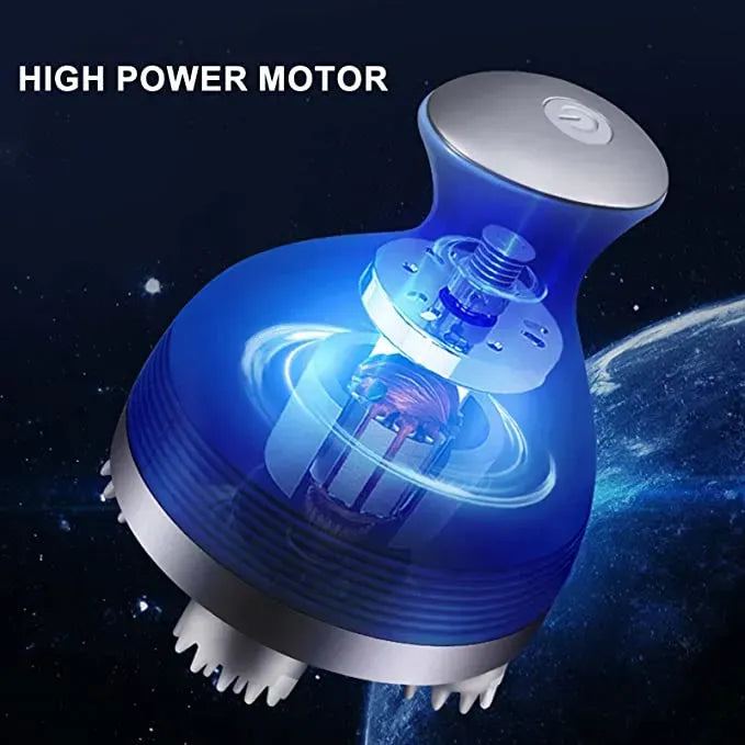 Rechargeable Scalp Massager – Electric Head Massager for Stress Relief, Hair Growth & Relaxation